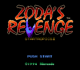 Zoda's Revenge - StarTropics II (USA, Europe) (Virtual Console)